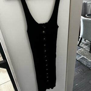 Forever 21 Black Ribbed Knit Top